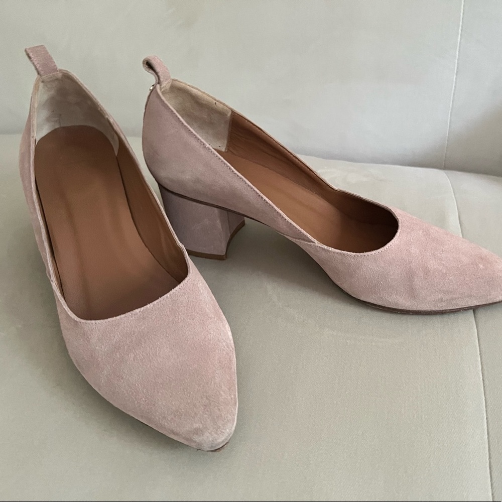 ATP Atelier Nava suede pumps worn once 41 fits 10.5
